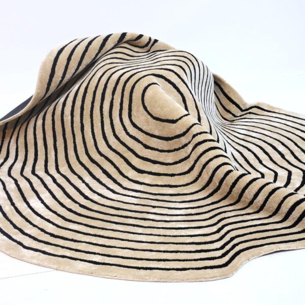 Custom handmade wool rug with intricate traditional patterns by Ramsha Carpets