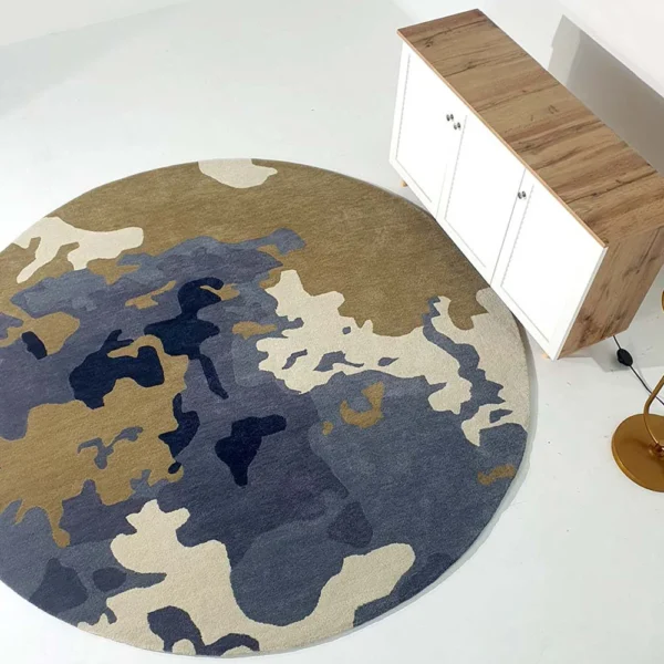 Designer rugs UAE,Eco-friendly rugs Dubai,Boho modern interior décor,Luxury rug delivery in UAE,Custom-shaped wool carpet,Artisanal rugs UAE, Statement rugs for villas,Boho handmade rugs