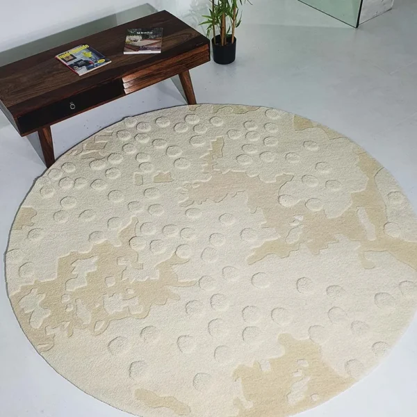 Designer rugs UAE,Eco-friendly rugs Dubai,Boho modern interior décor,Luxury rug delivery in UAE,Custom-shaped wool carpet,Artisanal rugs UAE, Statement rugs for villas,Boho handmade rugs