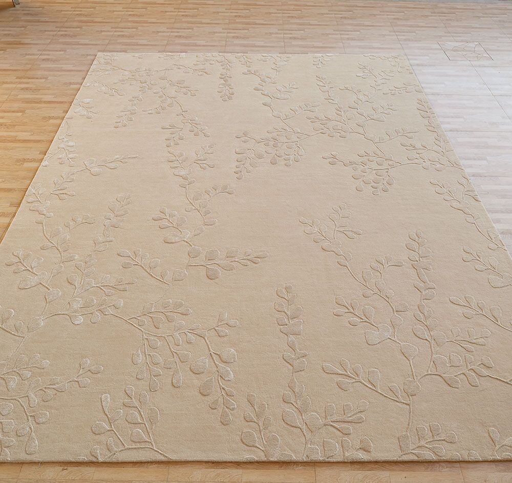 Premium custom-designed rug by Ramsha Carpets featuring intricate craftsmanship and personalized color schemes for luxury interiors.