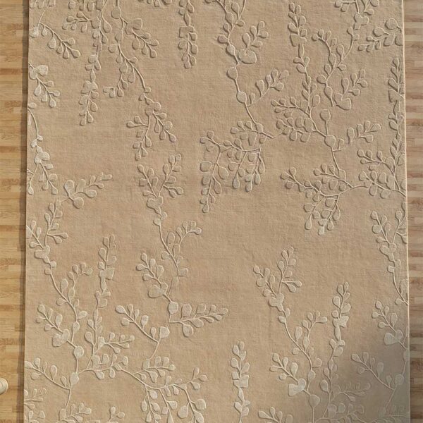 Premium custom-designed rug by Ramsha Carpets featuring intricate craftsmanship and personalized color schemes for luxury interiors.