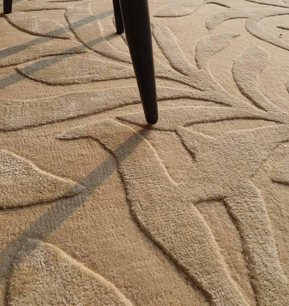 Modern custom rug by Ramsha Carpets, featuring sleek designs and high-quality craftsmanship for contemporary interiors.