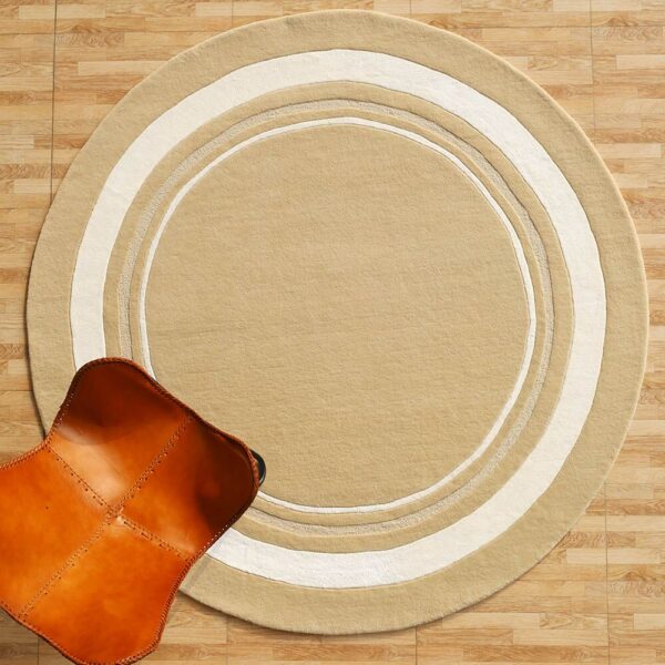 Custom designer rug with intricate patterns and premium craftsmanship, handmade by Ramsha Carpets.