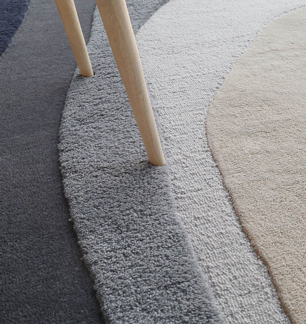 Luxurious custom handmade rug with intricate geometric patterns by Ramsha Carpets