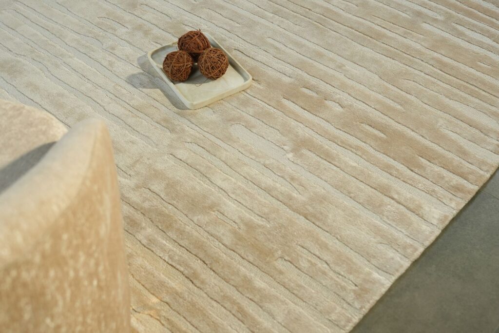 Custom carpet flooring in a modern office environment, created by Ramsha Carpets